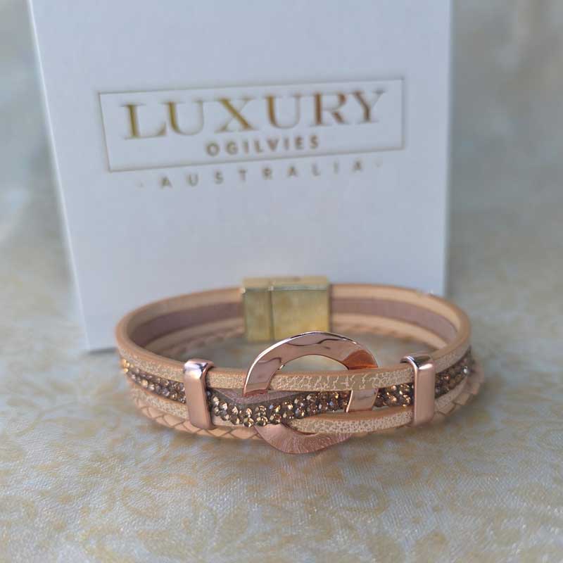 Links Bracelet Gift Boxed - Rose Gold