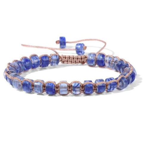 Blue Sodalite Natural Stone Adjustable Bracelet