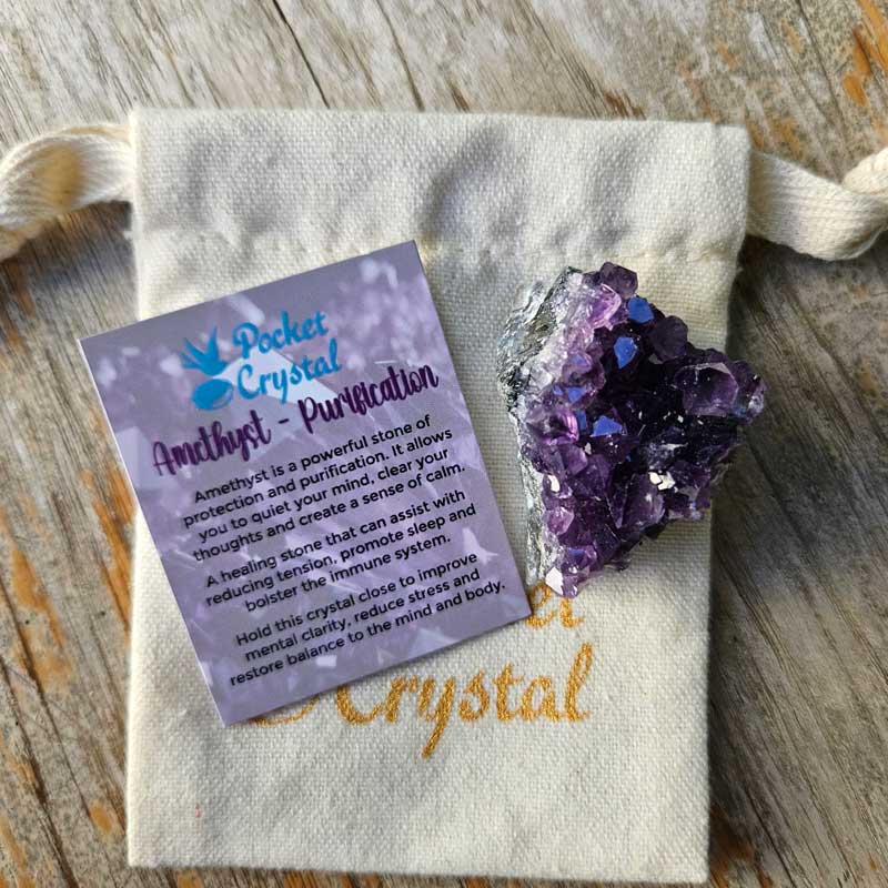 Amethyst Pocket Crystal Cluster - Purification (Small)