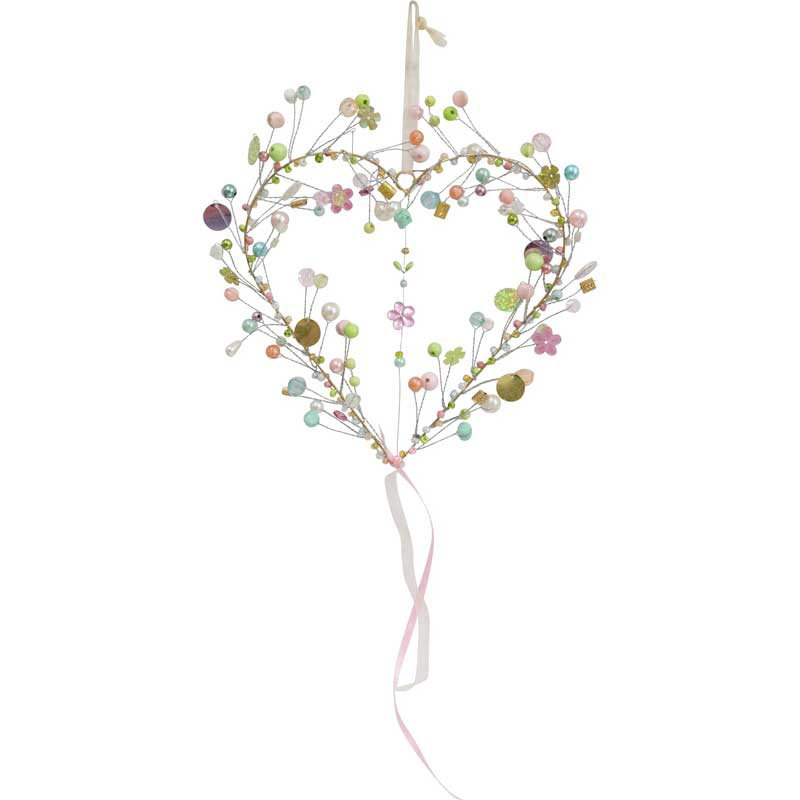 Artisan Collection Handbeaded Heart - Blossom