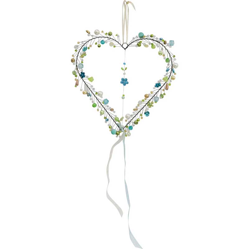 Artisan Collection Handbeaded Heart - Breeze