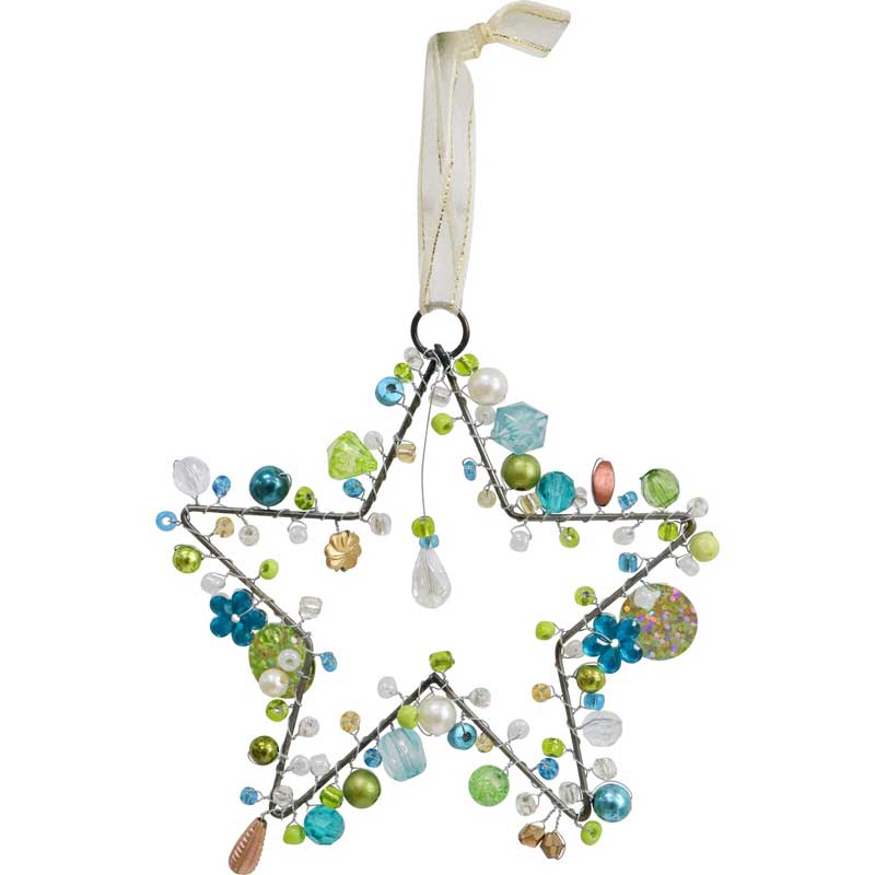 Artisan Collection Handbeaded Star  Small - Heavenly