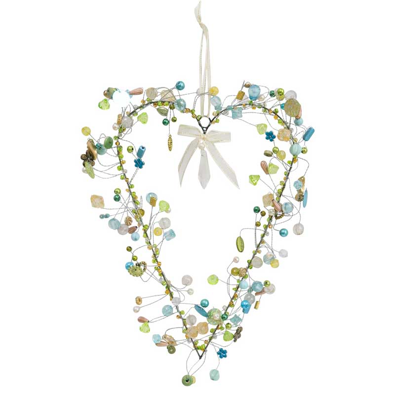 Artisan Collection Handbeaded Heart  Large -  Heavenly