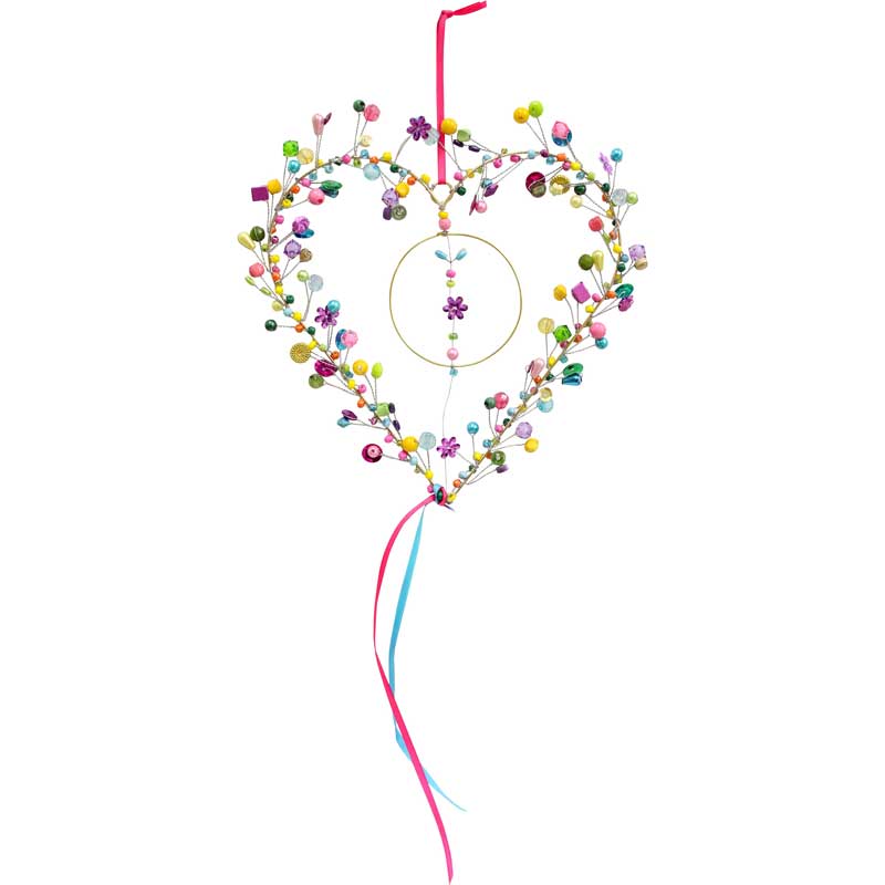 Artisan Collection Handbeaded Heart  Large - Solei