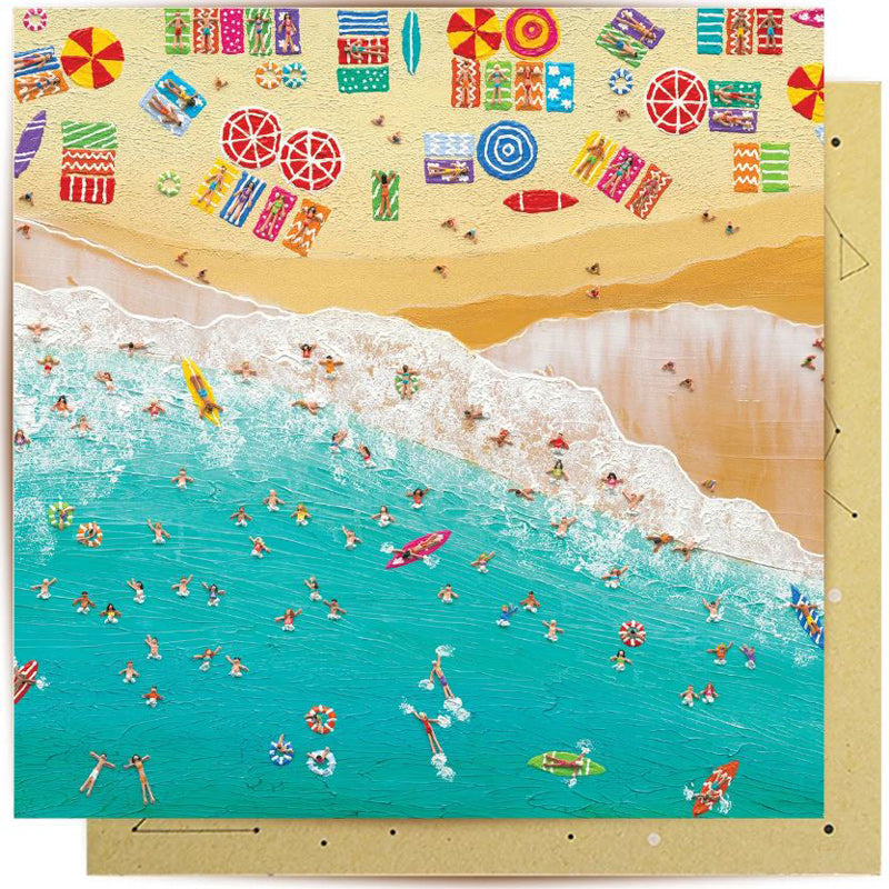 Aussie Beach Summer Greeting Card