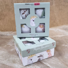 Aussie Birds Gift Boxed Set of 4 Christmas Bauble Ornaments