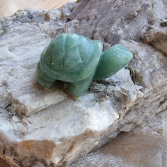 Aventurine Pocket Crystal Turtle - Prosperity
