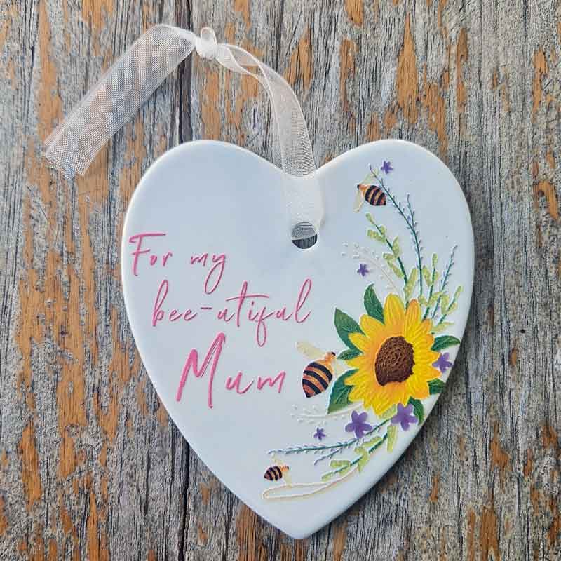 For My Bee-Utiful Mum Hanging Heart