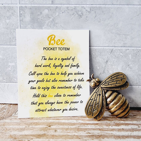 Bee Pocket Totem - Loyalty & Family