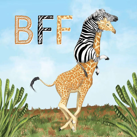 BFF Animals Greeting Card