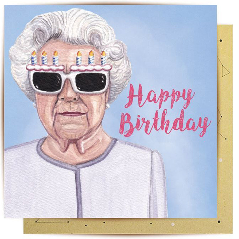 Birthday Queen Greeting Card