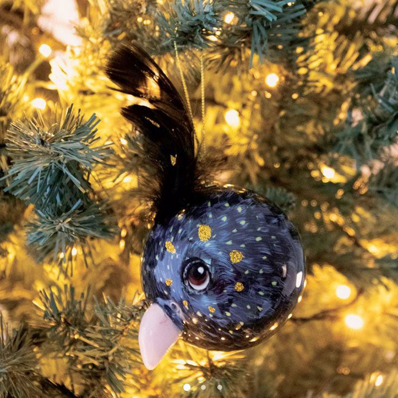 Black Cockatoo Christmas Bauble