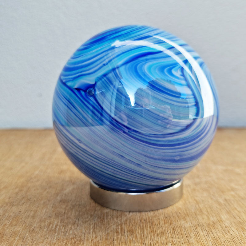 Friendship Ball Blue Swirls