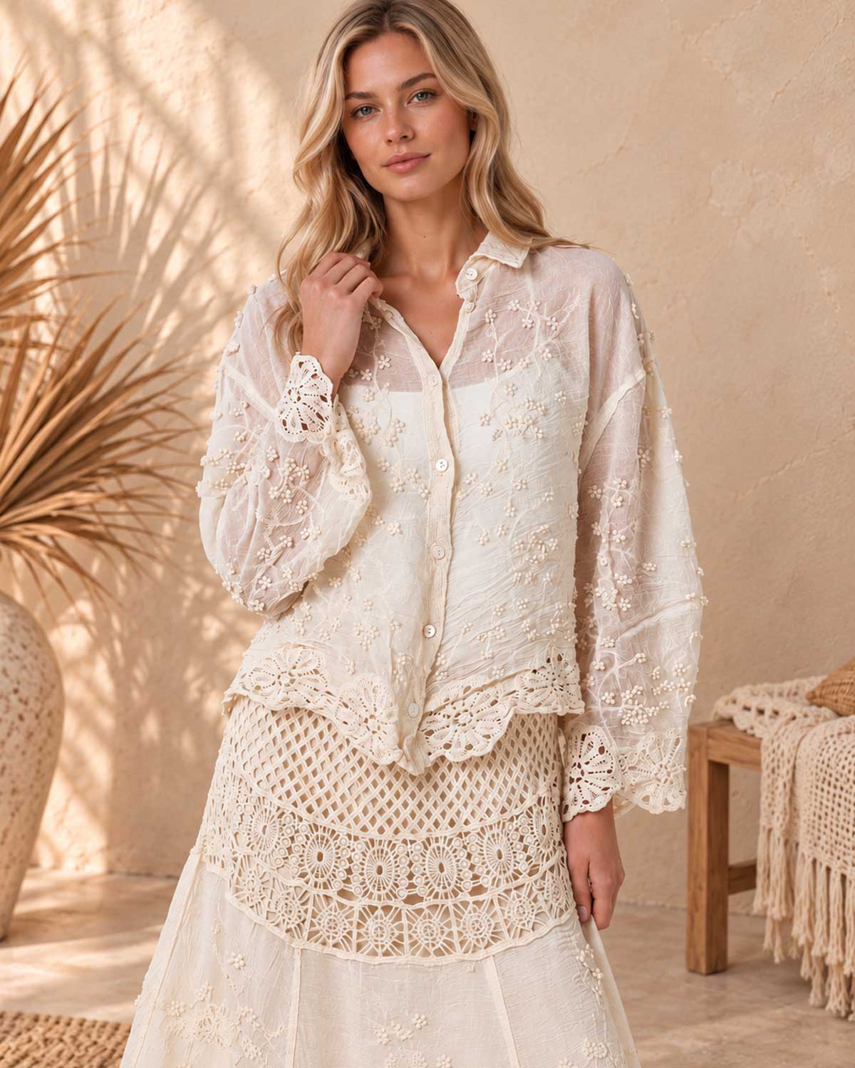 Bohemian Rhapsody Lace Set – Ivory