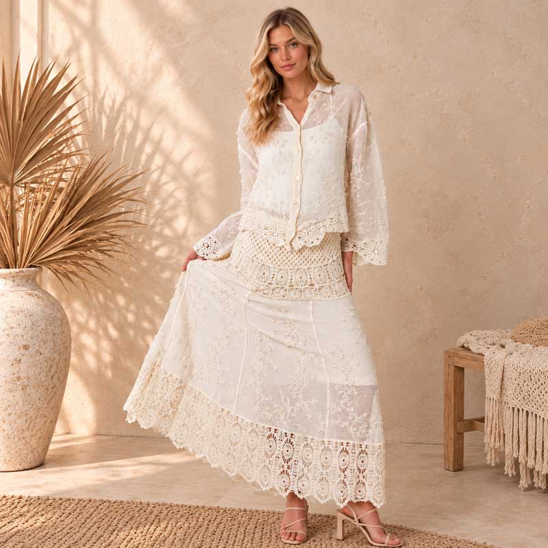 Bohemian Rhapsody Lace Set – Ivory