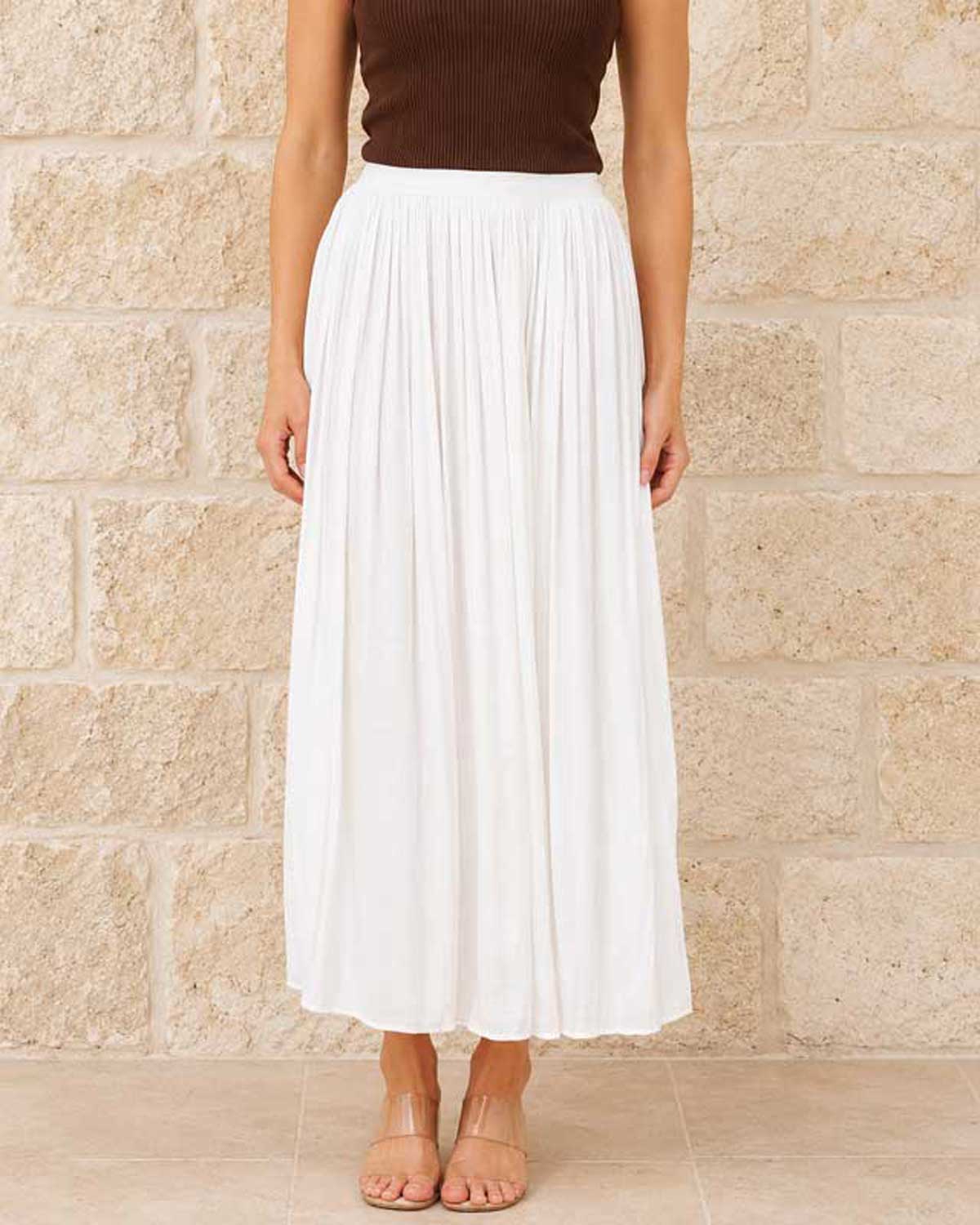 Eloise Maxi Skirt – White