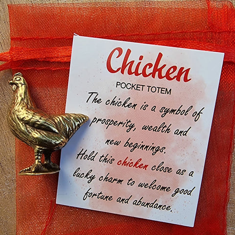 Chicken Pocket Totem - Prosperity & New Beginnings