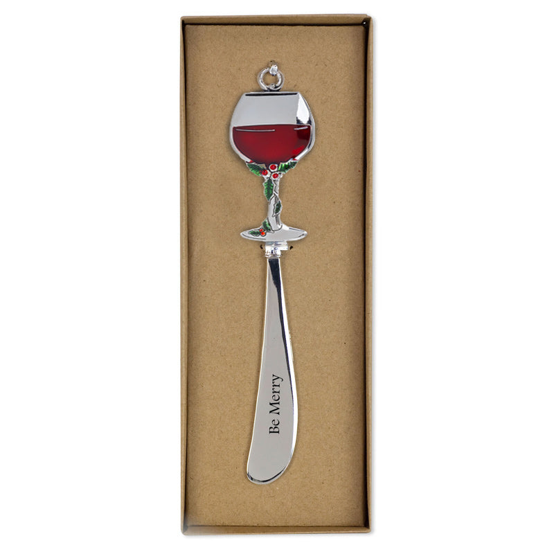 Be Merry Gift Boxed Spreader - Red Wine