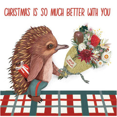 Christmas Is Better With You Greeting Card