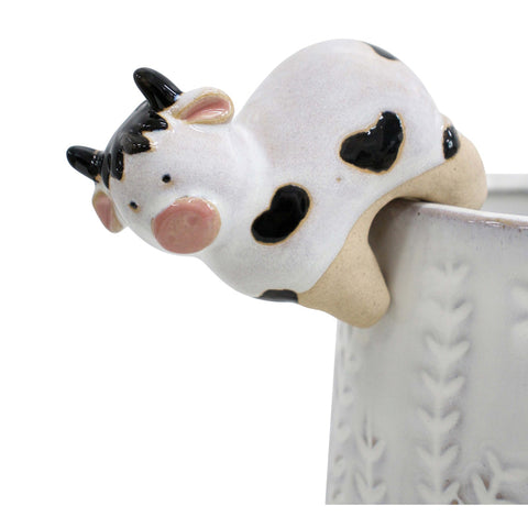 Cow Ceramic Pot Hanger