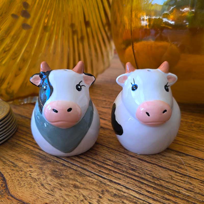 Cow Salt & Pepper Shakers