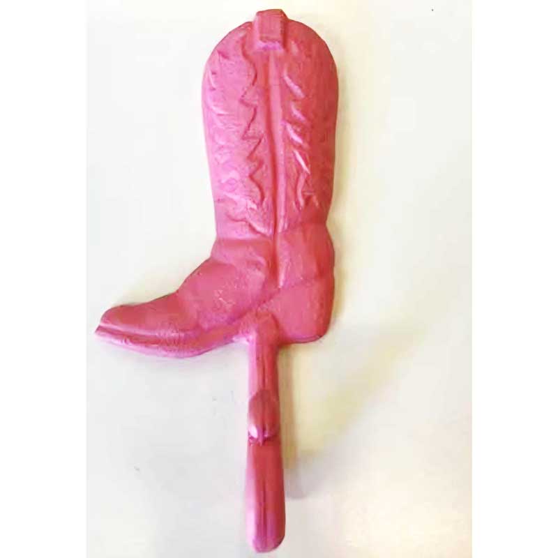 Cowboy Boot Wall Hook - Pink