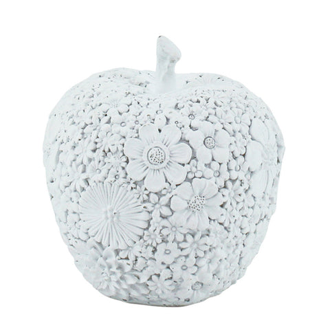 Daisy Floral Apple Large - White