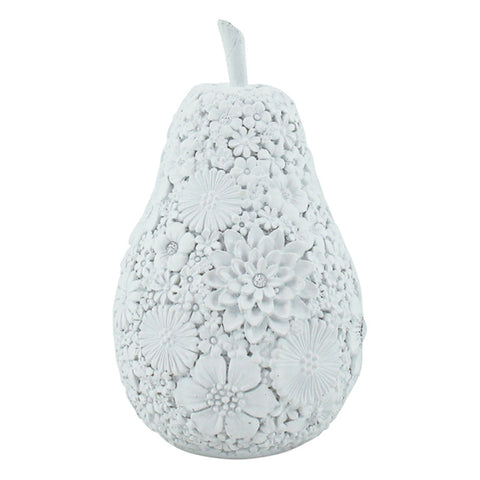 Daisy Floral Pear Large - White