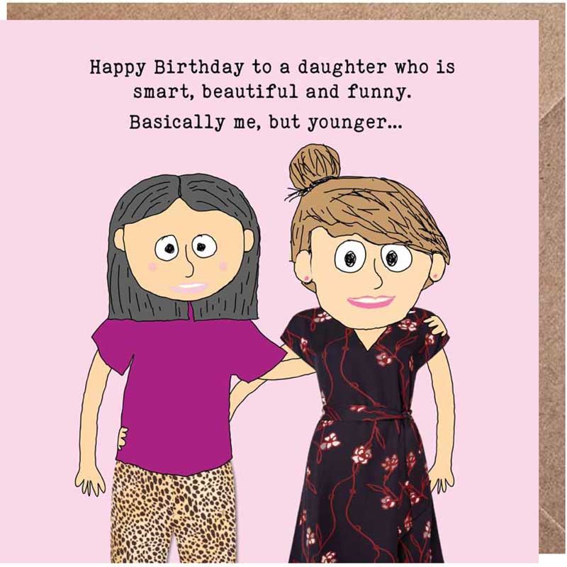 Lucy Loves Life Card -  Happy Birthday Daughter