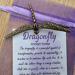 Dragonfly Pocket Totem - Adaptability, Joy & Light