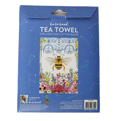 Tea Towel Enchanted Garden Bee Gift Packaged