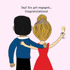 Lucy Loves Life Card - Engagement