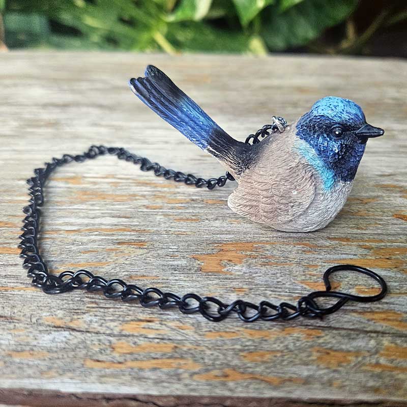 Fairy Wren Hanging Bird Ornament