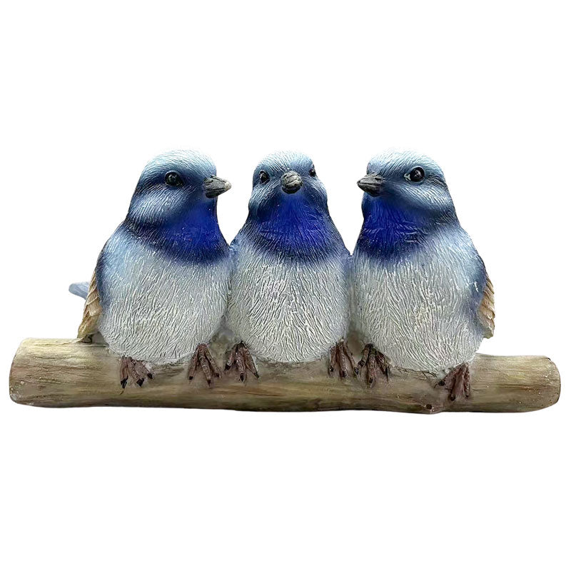 Blue Wren Friends Figurine