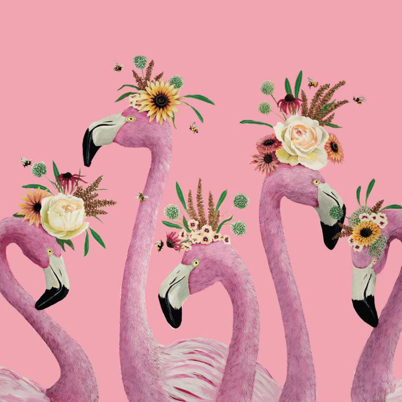 Flamingo Ladies Greeting Card