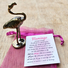 Flamingo Pocket Totem - Beauty & Joy