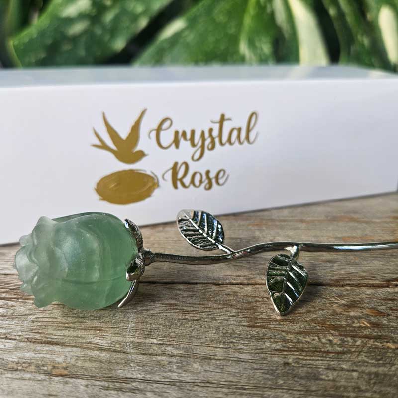 Fluorite Crystal Rose - Clarity