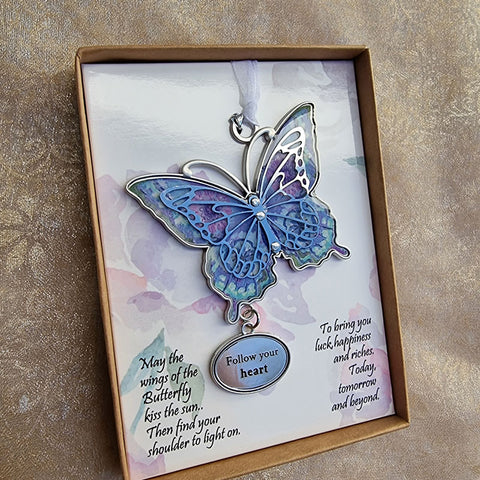 Follow Your Heart Butterfly - Gift Boxed