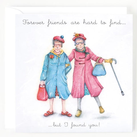 Forever Friends Greeting Card -  Berni Parker Designs