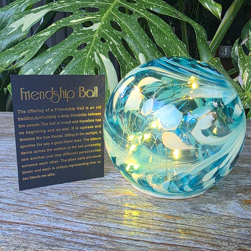 Friendship Ball Glow Light - Turquoise Blue