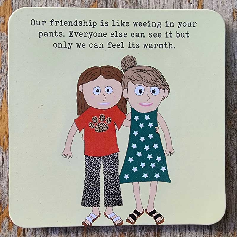 Lucy Loves Life Coaster - Friendship Warmth