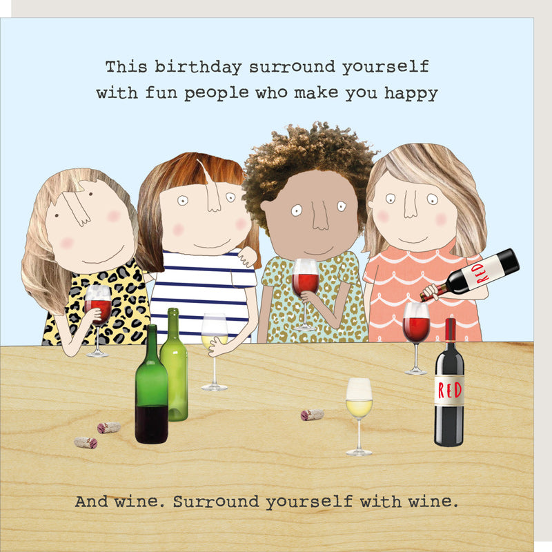 Rosie Made A Thing Birthday Card - Surround Yourself Fun People