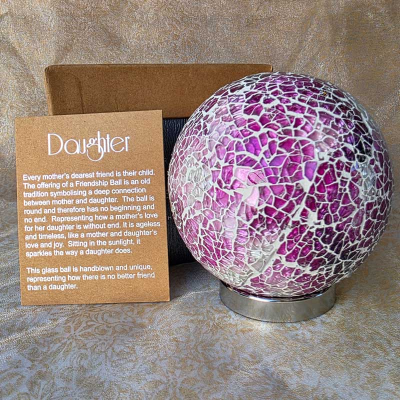 Daughter Friendship Ball Fuschia Pink