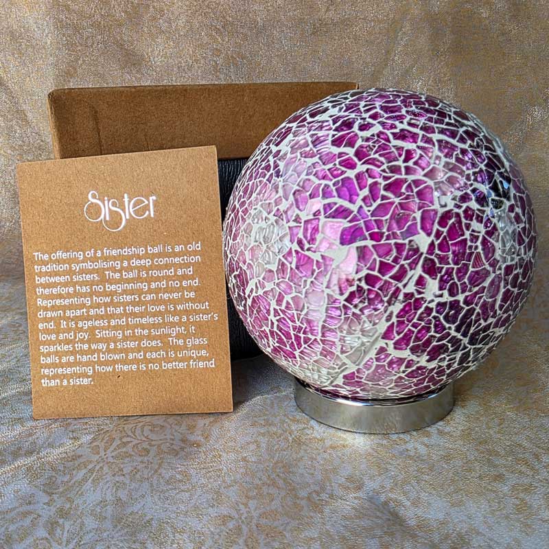 Sister Friendship Ball Fuschia Pink
