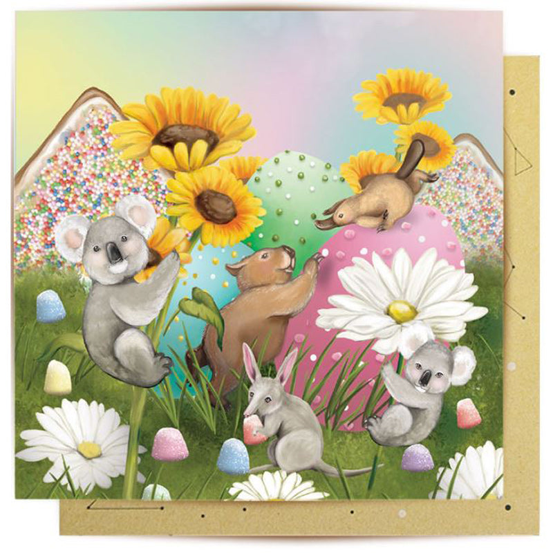 Aussie Garden of Giant Treats Greeting Card