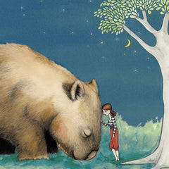 Giant Wombat Greeting Card