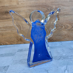 Glass Guardian Angel - Bright Blue