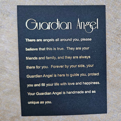 Glass Guardian Angel - Teal