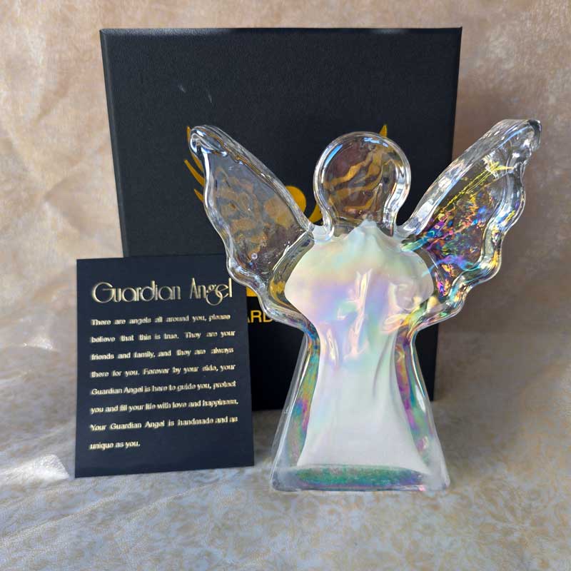 Glass Guardian Angel - White