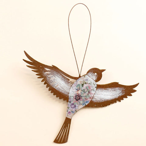 Gliding Bird Hanging Garden Ornament